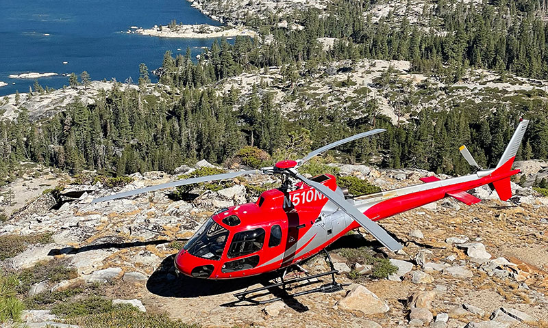 helicopter at tahoe